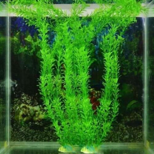 New 37cm Artificial Aquatic Fish Tank Aquarium Underwater Plant Decoration Green Aquatic Landscaping Decoration Home Decoration