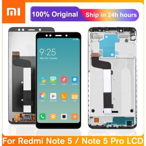 Lcd Screen For Xiaomi Redmi Note 5 Pro LCD Display Touch Screen Assembly With FrameFor Xiaomi Redmi Note5 Note5Pro Lcd