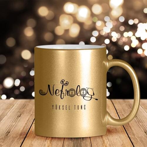 Personalized Professional Nephrologist Gilded Mug Cup