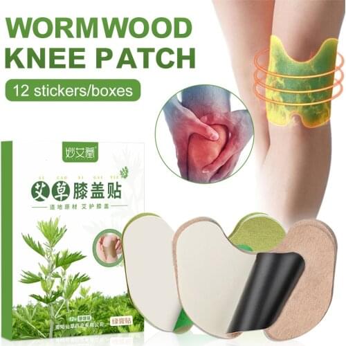 12PCS/Pack Knee Pain Relief Patch Relieve Knee Pain and Discomfort Natural Knee Plaster for Arms Knees Ankles