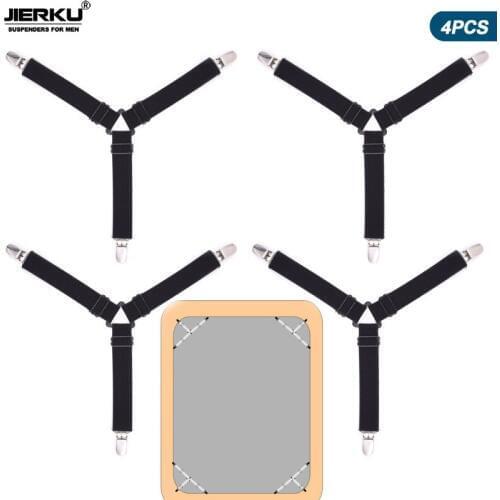 Sheets Stay Suspenders Sofa Cover Holder Bed Linen Slip Retaining Clip Suspenders Shirt Braces Elastic 4pcs/set