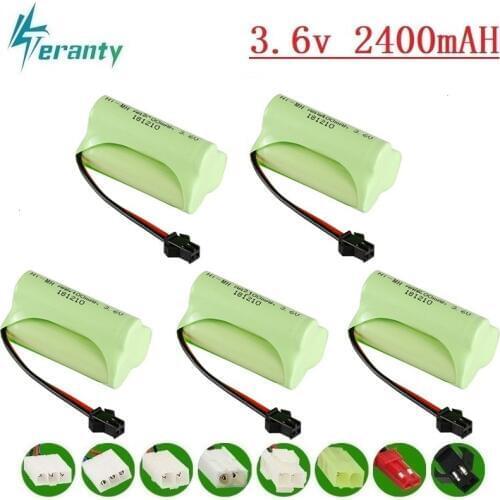 T Model ) 3.6v 2400mah NiMH Battery For Rc toys Car Tanks Trains Robot Boat Gun Ni-MH AA 700mah 3.6v Rechargeable Battery 5Pcs