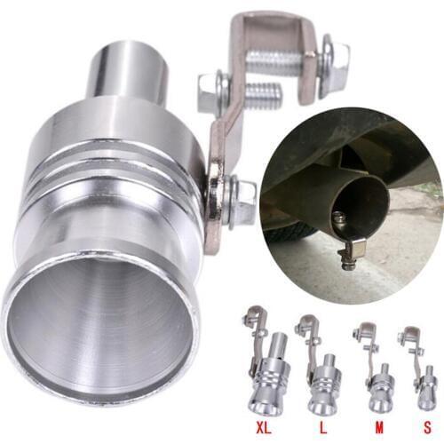 Motorcycle car universal exhaust pipe Turbo Sound Simulator Whistle auto exhaust pipe muffler accessories car styling S/M/L/XL