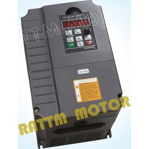380V 4KW DSP Vector converter Power Variable Frequency Drive VFD Inverter 4HP 13A for 1.5KW 2.2KW 3KW 4KW spindle motor