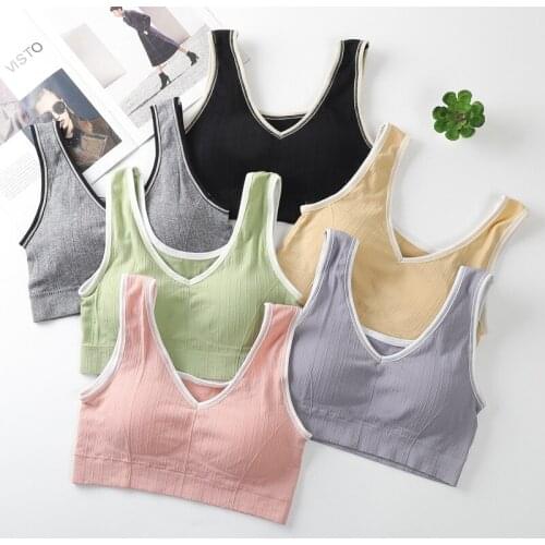 Women Sport Bra Gym Wear Yoga Sportswear Seamless Sport Fitness Padded Running Push Up Women Sport Top Active Underwear Bra