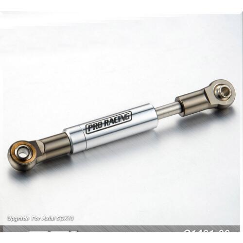 1PC Climbing Car Steering Pullrod 65-80mm Linkage Pushrod Variable Pitch Connector Tie Rod for Axial SCX10 RC Cars Upgrades