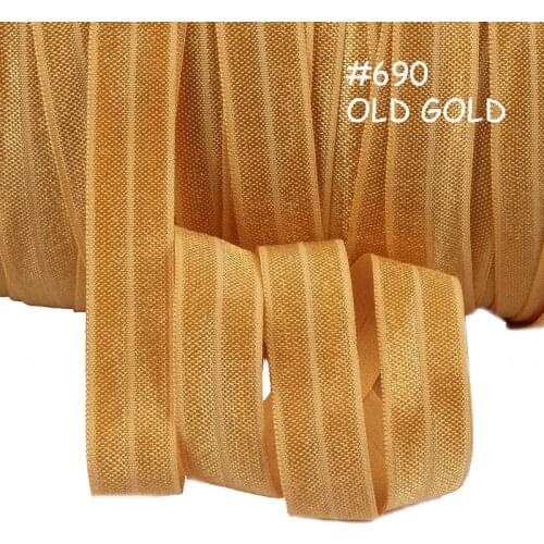 100 yards/lot/color) wholesale cheap shinny fold over elastic tape