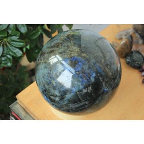 15180g TOP!!! NATURAL Labradorite Great Shine / Fire SPHERE BALL HEALING