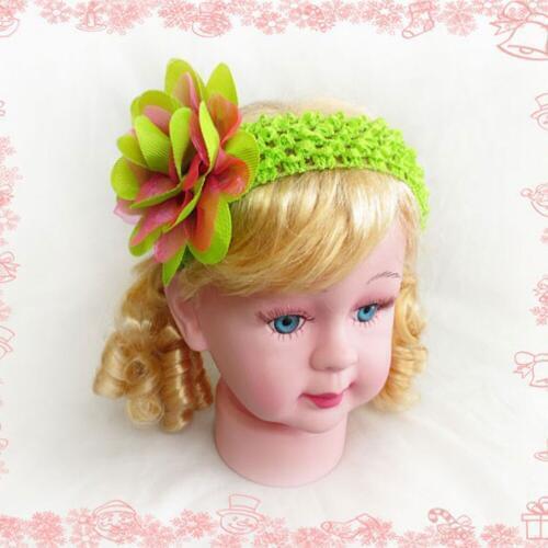 2015New20pcs 3.5" Silk B- Flower Hair Accessories For Gifts Special Spike Girl Fashion Headbands Hair Wear free shipping