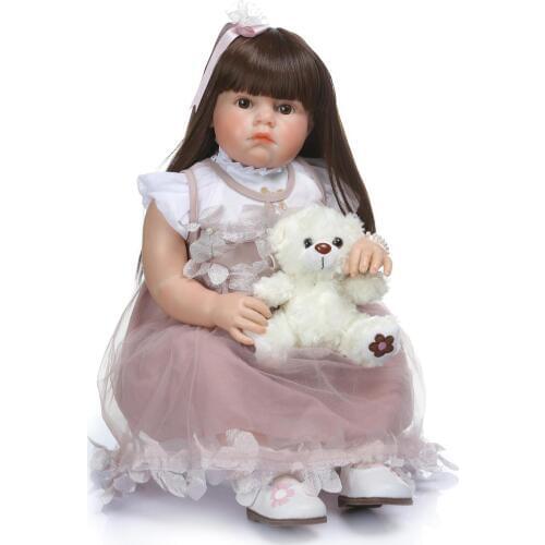 70cm 28inch Reborn Baby Doll Baby Reborn Bonecas Infantil Meninas Boneca Reborn Toddler Toys for Children Brinquedos Juguete