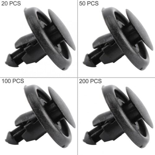 Car Mudguard Push Type Hood Bumper Mud Guard Liner Fastener Retainer Clips for Toyota 90467-07166 Auto Accessories