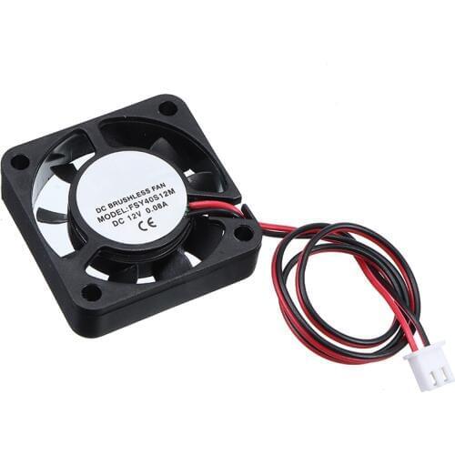 For Laptop Computer Case System Cooling Fan Radiator 12V 4cm Cooler 3D Printer Part DVR 4PCS Mayitr