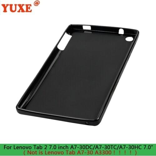 Tablet Case For Lenovo Tab 2 Tab2 7 7.0" A7-30 A7-30DC A7-30TC A7-30HC A7-30GC 7.0 inch Funda Back TPU Silicone Anti-Drop Cover