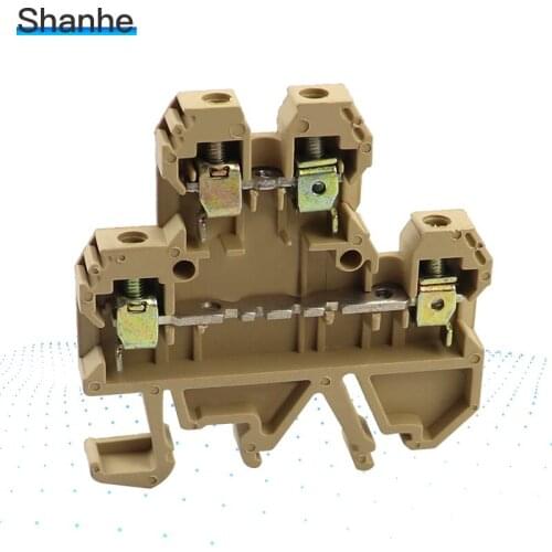 DK-4Q/35 Instead of Weidmuller Connector Feed Through Double tier terminal block Multi Conductor