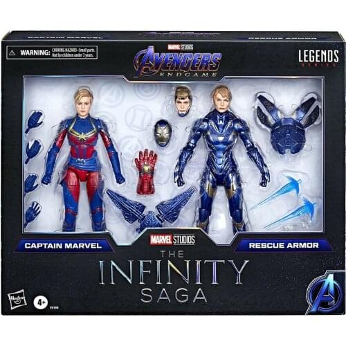 ML Legends The Infinity SAGA Captain Carol Danvers Rescue Armor Pepper Potts 6" Action Figure Toys