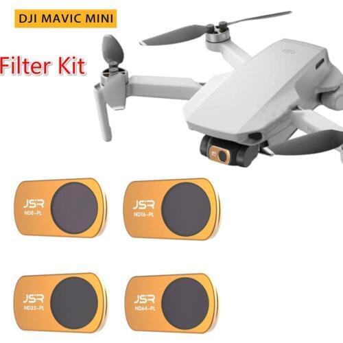 Kits 3/4/6/8pcs Optical Glass Filter Lens for DJI Mavic Mini UV/CPL/ND64 PL/ND8 ND16-PL ND32 Night Star Filter Lens Protector