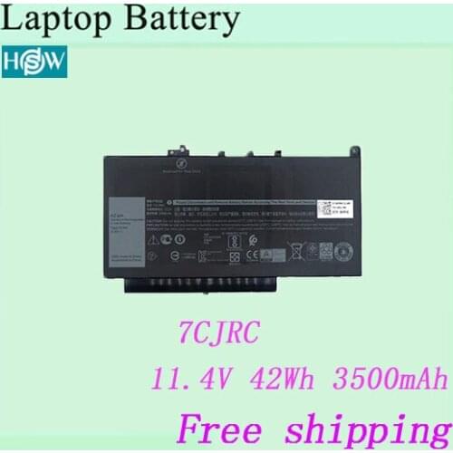 Hot sale 7CJRC Battery For Dell Latitude E7470 E7270 laptop battery free shipping