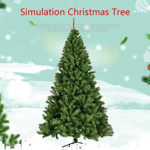PVC Artificial Christmas Tree with Stand Ornament Adornment Desktop Decoration Shopping Mall Hotel Home Party Supplies