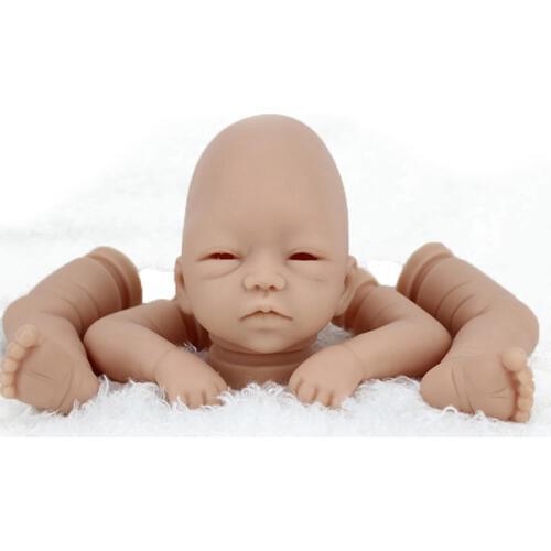Kaydora New Reborn Baby DIY Doll Kits lol 14 Inch Realistic Silicone Blank Reborn bebe Handmade Doll Accessories For Child Toys