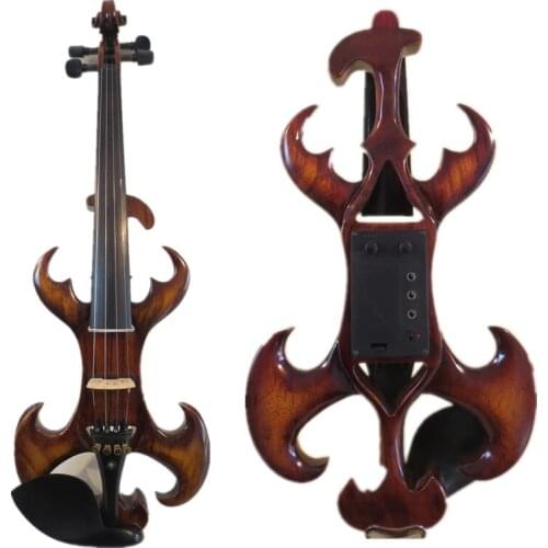 Cool model SONG Brand brown Crazy-4 Top art 4/4 electric violin