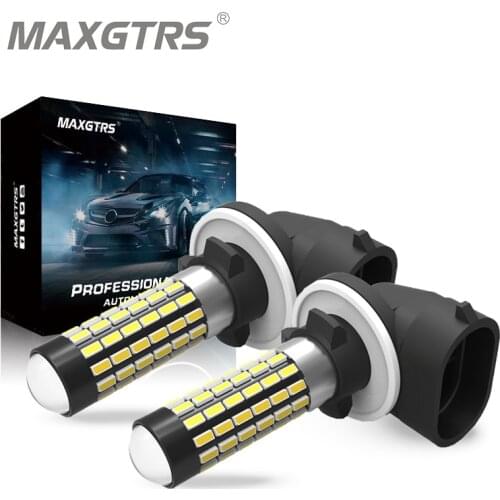 2x H1 H3 4014 26SMD LED Replacement Bulbs Car Fog Lights Canbus Daytime Running Light Auto Lamp Bulbs White/Blue/Ice Blue