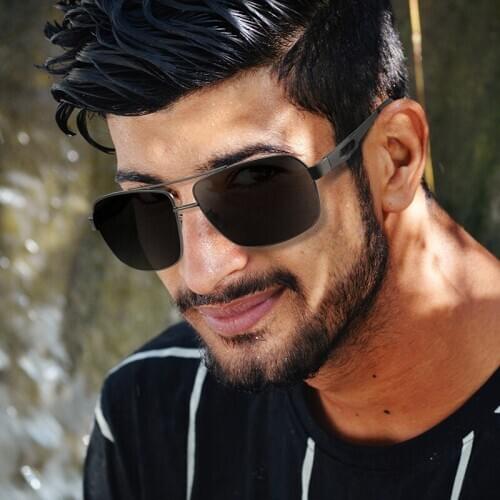 New mens polarized sunglasses metal fashion outdoor picnic driver glasses high-end luxury shadow sunglasses，uv400