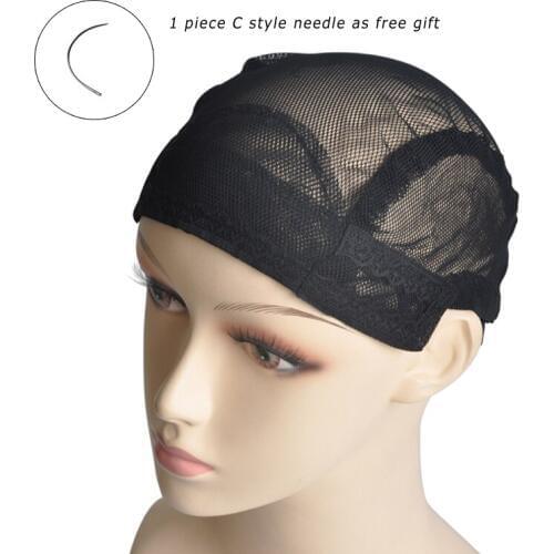 Wig Cap for Making Wigs With Adjustable Strap On The Back Weaving Cap Size Glueless Wig Caps