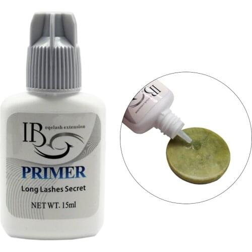 Professional Cleaner Primer 1 bottle 15ml IB Beauty Eyelash Extensions Glue Primer for Lash Before Planting Application