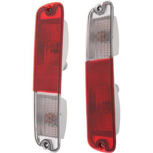 Car Left Side Rear Bumper Fog Light + Auto Right Rear Bumper Fog Light Bumper Tail Light Reverse Fog Light Rear