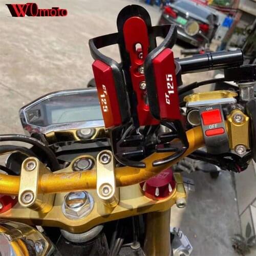 With Logo CT125 For HONDA CT125 CT 125 High Quality New Motorcycle CNC Accessories Beverage Water Bottle Cage Drink Cup Holder