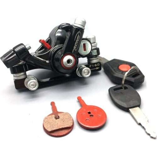 Bicycle disc brake upgrade style with lock disc brake integrated disc brake mountain bike with lock brake F160-R140/F180-R160