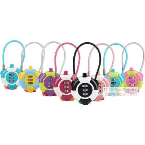 1PCS 3 Digit Combination Password Padlock Mini Anti-theft Padlock Travel Suitcase Backpacks Zipper Bags Padlock 800905