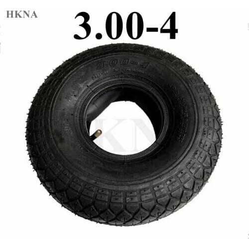 10 Inch 3.00-4 Inner Outer Tyre 260x85 Inflatable Wheel Tire for Electric Tricycle Warehouse Truck Accessories