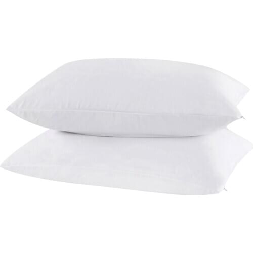 2 Pcs/lot Terry Waterproof Pillow Protector Dust Mite Bacteria Allergy Control Bed Bug Proof Pillowcase Home Hotel New