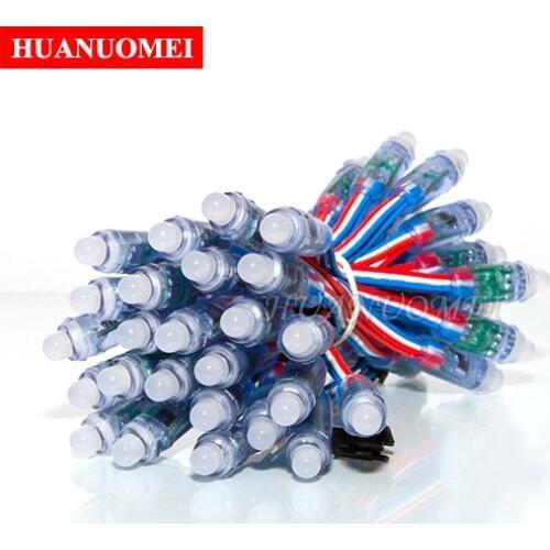 Promotion!!!50pcs/lot 5V 12mm WS2811 UCS1903 SM16703 Digital Pixel LED Module Light Addressable RGB Christmas Lights String IP68