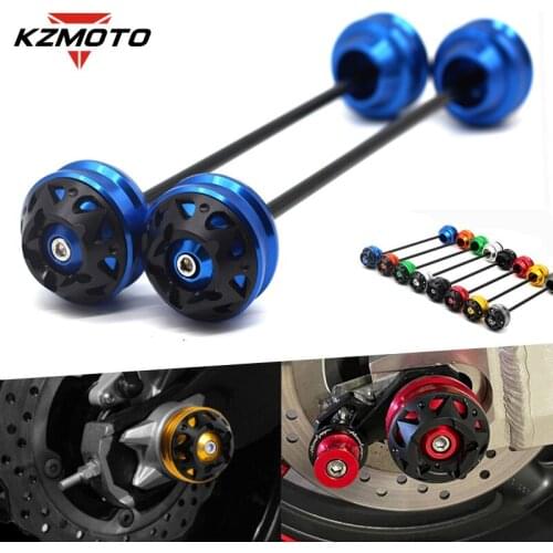 For BMW R1200R 2015 2016 2017 R1200 R r1200r CNC Aluminum Front Axle Wheel Protector Slider Crash Pads Motorcycle Accessories