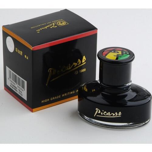 Picasso 50ml authentic pure black ink without fountain pen watercolor ink whiteboard ink carbon pimio water