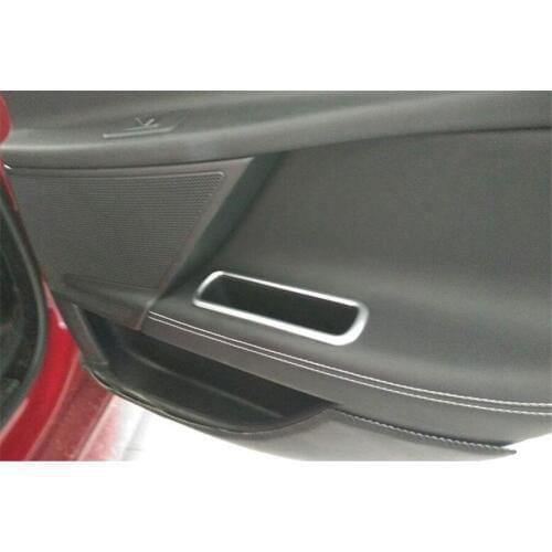 Auto Car Door Side Storage Box Frame Decoration Trim Car-styling Sticker Fit For Jaguar XE 2016 ABS 2Pcs/set