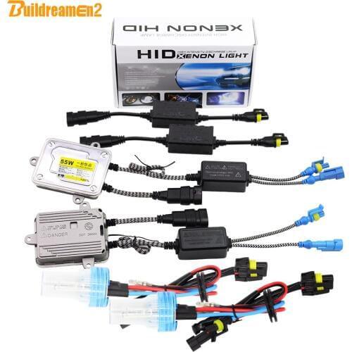 Buildreamen2 880 881 H27 55W Auto Canbus HID Xenon Kit 3000K-8000K AC Ballast Light Decoder No Error Anti Flicker Car Headlight