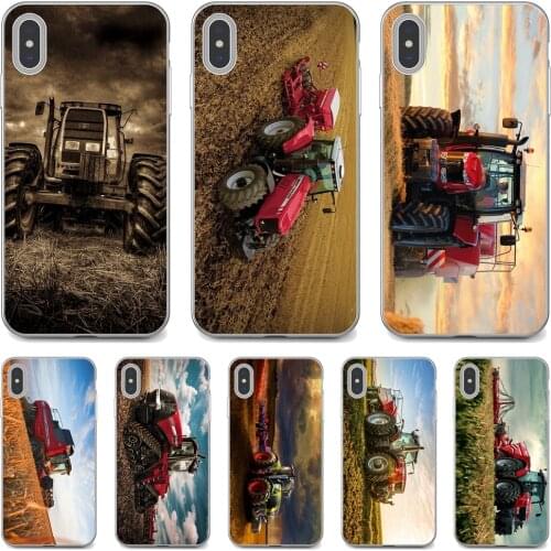 For Xiaomi Redmi 2 S2 3 3S 4 4A 5 5A 5 6 6A 7A 9 9T 9C 9A Pro Pocophone F1 Massey-Ferguson-Tractors-Car TPU Silicone Case