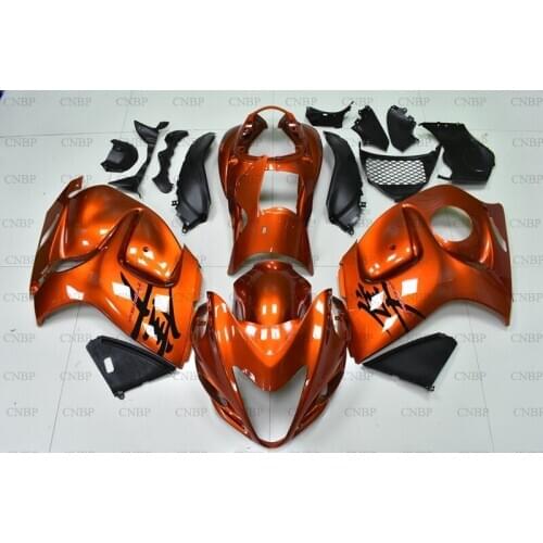 GSX-R1300 2008 - 2014 Fairings HAYABUSA 2009 Abs Fairing Gsx 1300R 2008 Orange Gold Black Fairing Kits