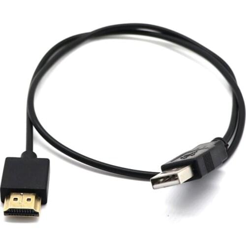 HDMI-compatible Male To Female Connector With USB 2.0 Charger Cable Spliter Adapter Extender