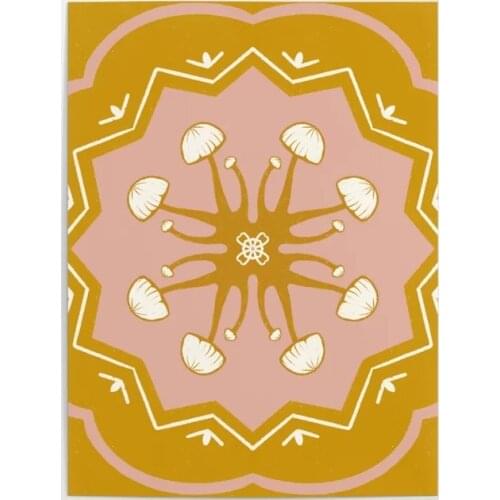 Canvas Hd Yellow White Pink Nation Prints Pictures Wall Artwork Painting Home Decoration Modular Poster Living Room No Framed