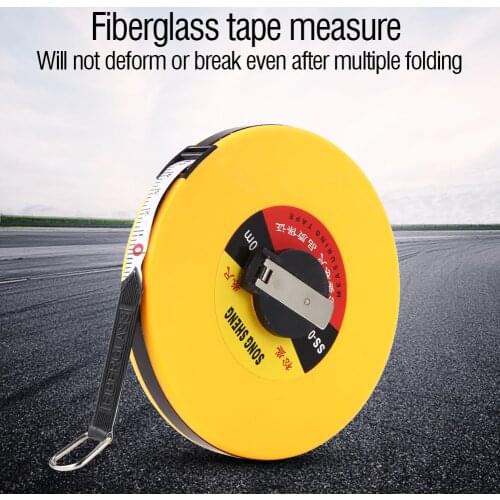 Building Surveying Distance Measuring Meter Hand Disc Ruler Carpenter Metric Measuring Meter Tape for Carpenter Measurement Tool