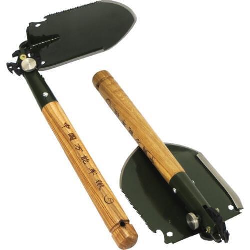 Chinese army military shovel folding portable shovel WJQ-308 multifunctional camping shovels hunting edc outdoor survival shovel