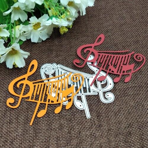 Music notes Metal Cutting Dies Stencils For DIY Scrapbooking Decorative Embossing Handcraft Die Cutting Template