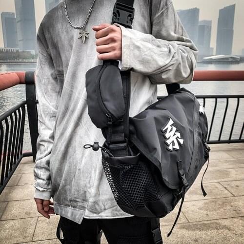 2020 Men Street Fashion Messenger Multifunction Bags Cross Crossbody Leisure Oxford Cloth Casual Bag