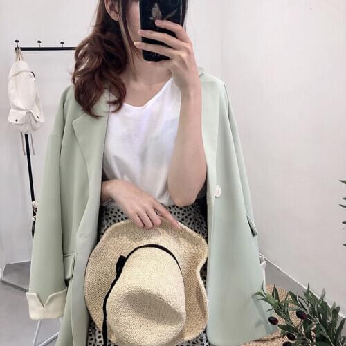 New Fashion Business Interview Plaid Suits Women Work Office Ladies Long Sleeve Blazer