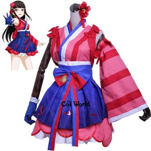 LoveLive!Sunshine!! Aqours ed Dreamer Kurosawa Dia Dress Kimono Yukata Uniform Outfit Anime Customize Cosplay Costumes