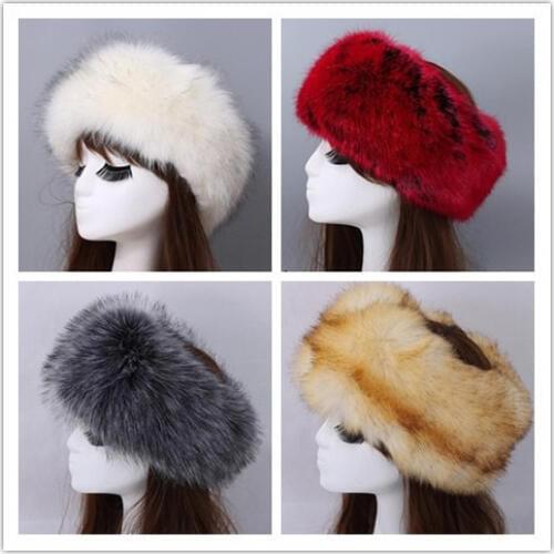 Autumn and winter womens Fashion faux fox fur hat female womens winter faux fur hat cap